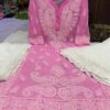 Georgette_daman_kairi_chikankari_kurti