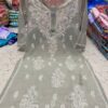 Georgette_gala_buti_chikankari_kurti