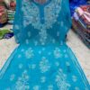 Georgette_gala_buti_chikankari_kurti