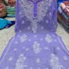 Georgette_gala_buti_chikankari_kurti