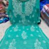 Georgette_gala_buti_chikankari_kurti