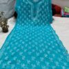 Georgette_buti_jaal_chikankari_kurti