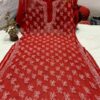 Georgette_buti_jaal_chikankari_kurti