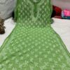 Georgette_buti_jaal_chikankari_kurti