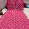 Georgette_buti_jaal_chikankari_kurti