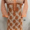 Chiffon_Georgette_Long_kurti_with_finest_quality_intricate_chikankari_hand_embroidery_with_sleeves_full_work