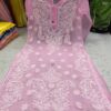 Georgette_chikankari_kurti