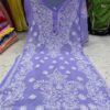 Georgette_chikankari_kurti