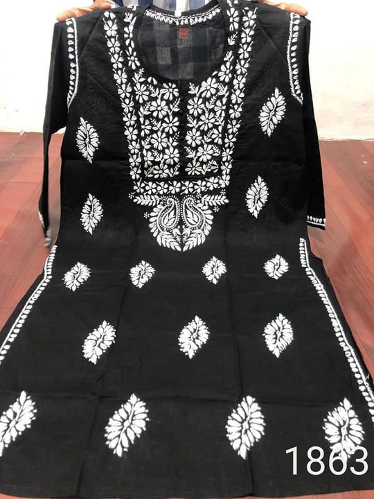 Cotton_Extra_Large_chikankari_kurti