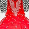 Georgette_chikankari_kurti