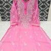 Georgette_chikankari_kurti