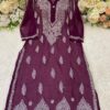 Georgette_daman_gala_buti_chikankari_kurti