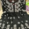 Modal_chikankari_short_gown