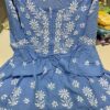 Modal_chikankari_short_gown