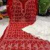 Georgette_chikankari_kurti