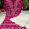 Georgette_chikankari_kurti