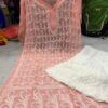 Georgette_chikankari_kurti