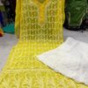 Georgette_chikankari_kurti