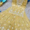 Exclusive_Lucknowi_chikankari_modal_kurti_with_gharara_set