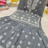 Exclusive_Lucknowi_chikankari_modal_kurti_with_gharara_set