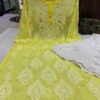Georgette_chikankari_kurti
