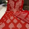 Georgette_chikankari_kurti
