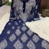Georgette_chikankari_kurti