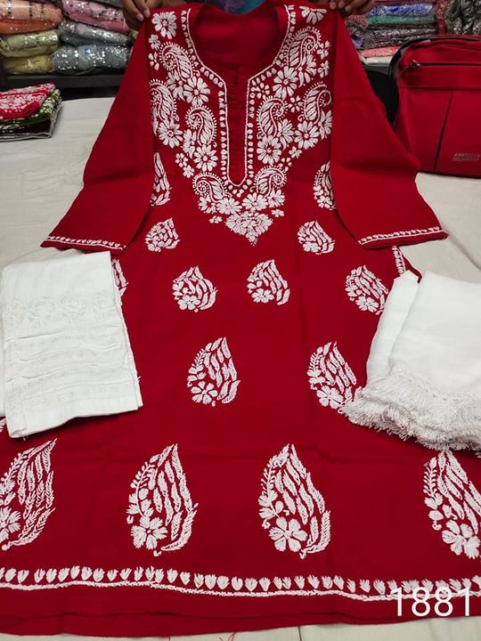 Pure_cotton_chikankari_kurti