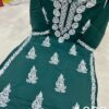Exclusive_Lucknowi_chikankari_modal_rose_kurti