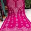 Georgette__chikankari__kurti