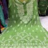 Georgette_daman_gala_buti_chikankari_kurti