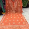 Georgette_daman_chikankari_kurti