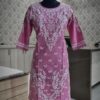 COTTON_linen_chikankari_kurti