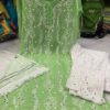 Georgette_chikankari__kurti_with_mirror_work