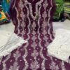 Georgette_chikankari__kurti_with_mirror_work