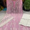 Georgette_chikankari__kurti_with_mirror_work