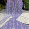 Georgette_chikankari__kurti_with_mirror_work