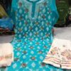 Georgette_multi_thread_rose_design_chikankari_kurti