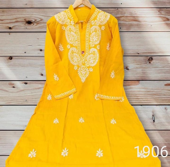 Pure_cotton_collor_chikankari_kurti