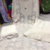 Georgette_buta_chikankari_kurti