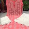 Georgette_buta_chikankari_kurti