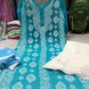 Georgette_buta_chikankari_kurti