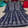 Chanderi_Cotton_a_line_chikankari__kurti