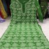 Georgette_rose_jaal_chikankari_kurti