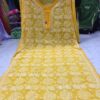 Georgette_rose_jaal_chikankari_kurti