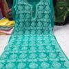 Georgette_rose_jaal_chikankari_kurti