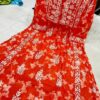 Exclusive_Lucknowi_chikankari_Mul_Mul_Cotton_printed_gown_/+