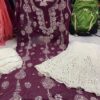 Georgette_chikankari_kurti_with_mirror_work