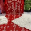 Georgette_chikankari_kurti_with_mirror_work