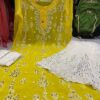 Georgette_chikankari_kurti_with_mirror_work